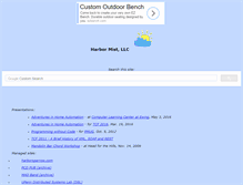 Tablet Screenshot of harbormist.com